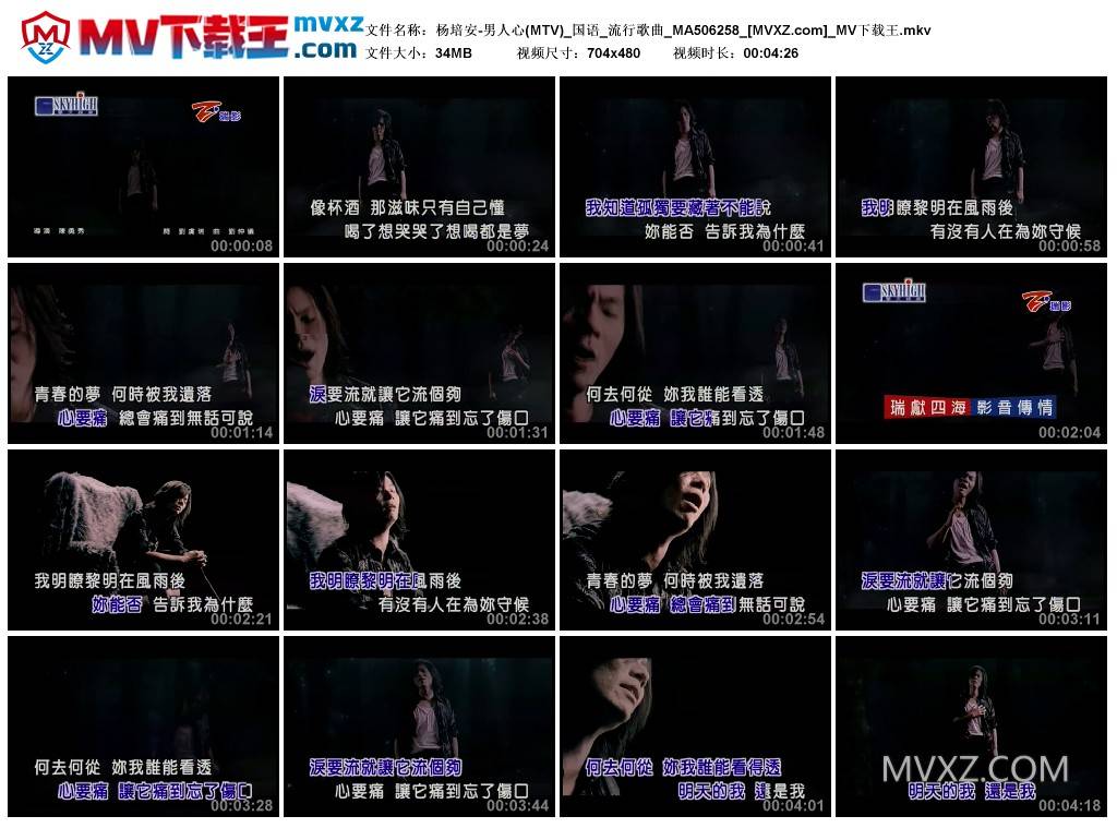杨培安-男人心(MTV)_国语_流行歌曲_MA506258